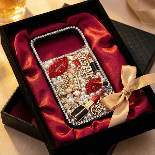 Luxury Makeup Bling Phone Case for iPhone 17 Pro Max